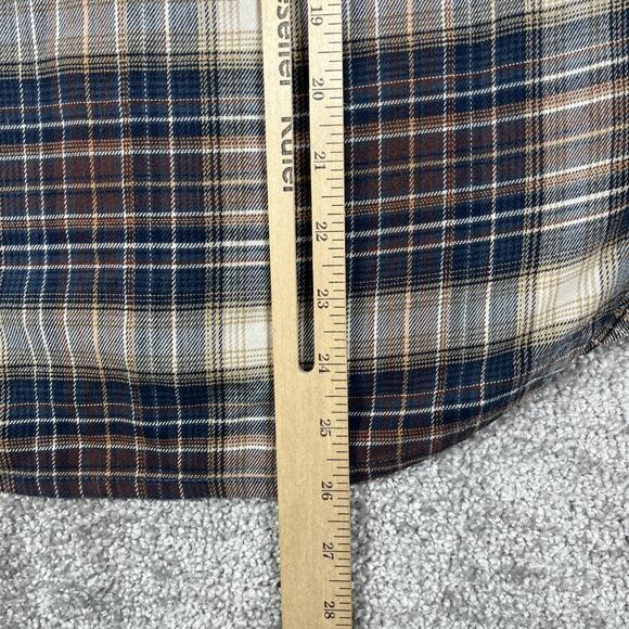 Carhartt Flannel Shirt Womens Extra Small Plaid Button Up Cotton Blend Fall - Picture 7 of 10